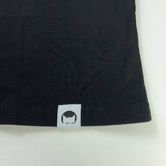 Gutter Cat Gang Mens Graphic T-Shirt Black White Spell Out Crew Cotton Tee M New - Picture 5 of 9